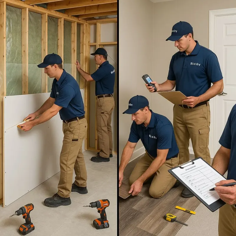 Repairs and Reconstruction process in West Kittanning, PA