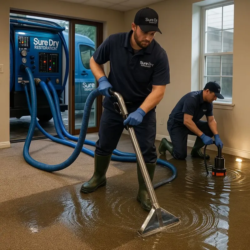 Water Extraction and Removal process in West Kittanning, PA